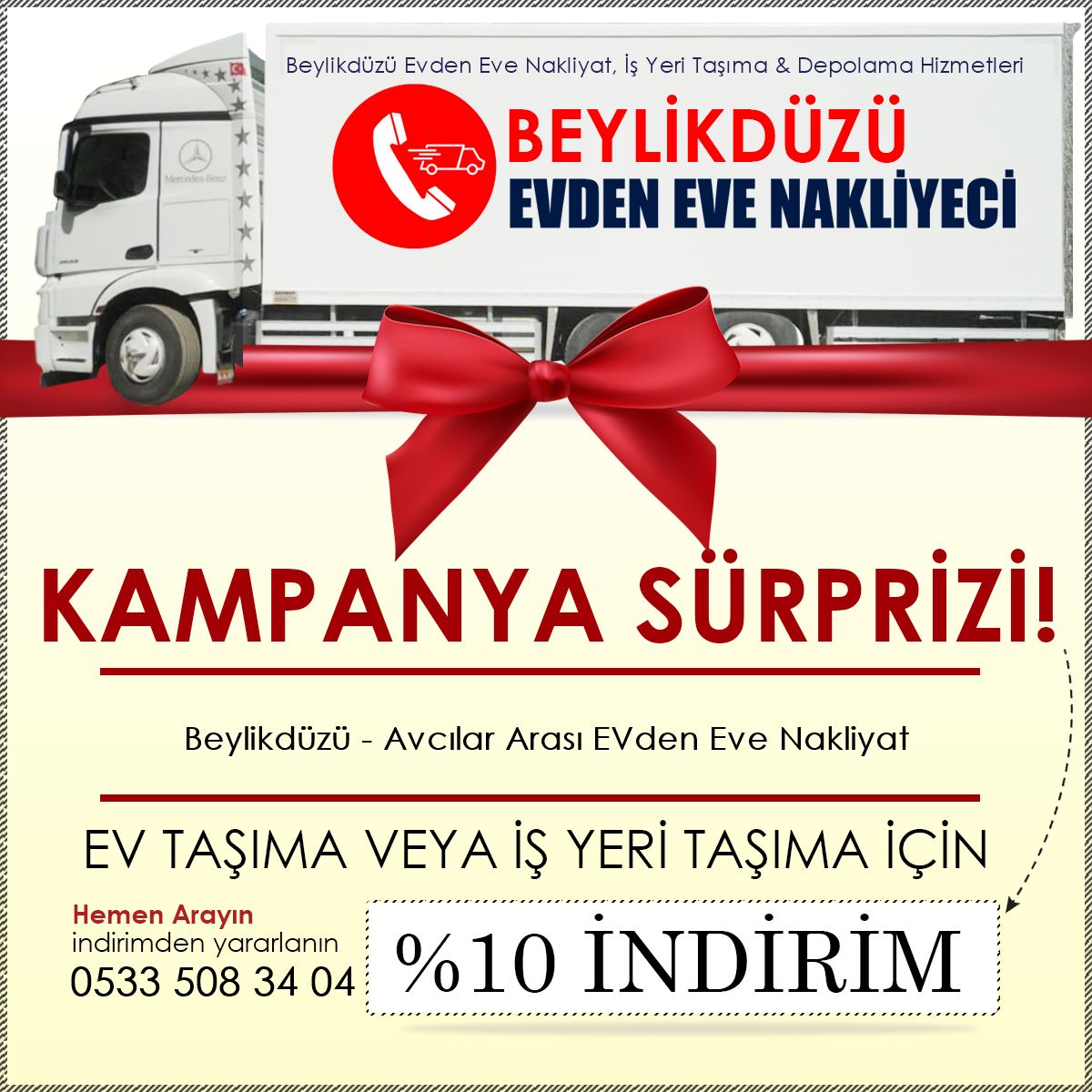Beylikdüzü - Avcılar Arası EVden Eve Nakliyat