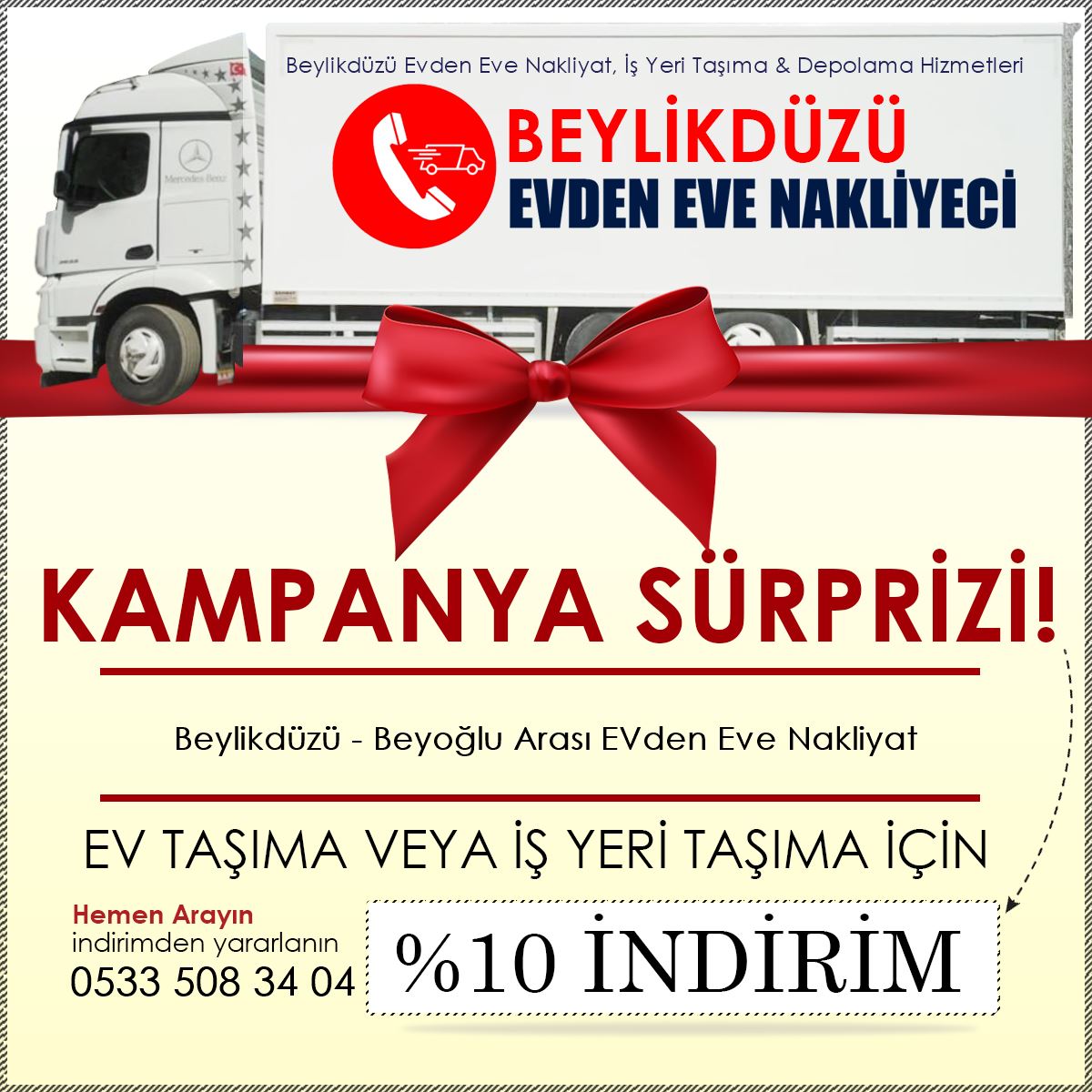 Beylikdüzü - Beyoğlu Arası EVden Eve Nakliyat