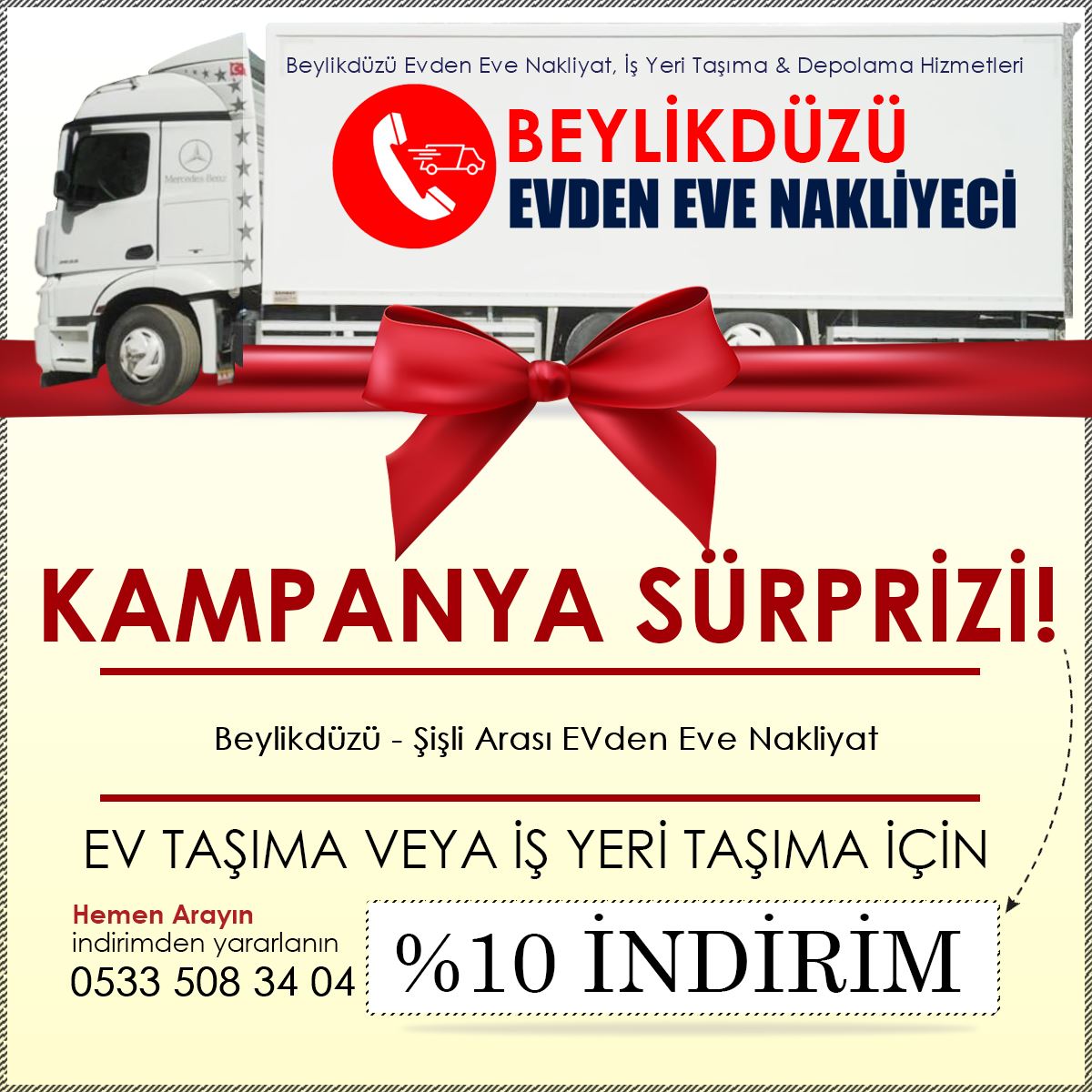 Beylikdüzü - Şişli Arası EVden Eve Nakliyat